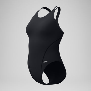 Women's V Class Performance Back Swimsuit Black/Grey