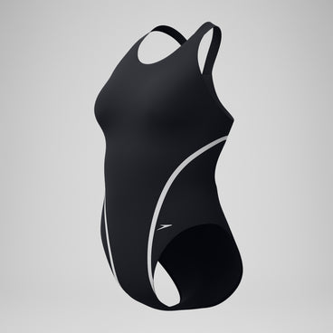 Women's V Class Movement Back Swimsuit Black/Grey