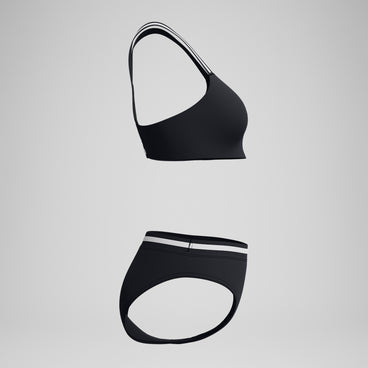 Women's Vanquisher Collection Two Piece Set Black/Gray