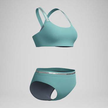 Women's Performance Bikini Set Green