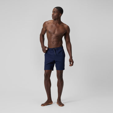 Men's Solid Volley Swim Trunks Navy