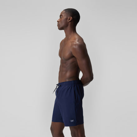 Men's Solid Volley Swim Trunks Navy