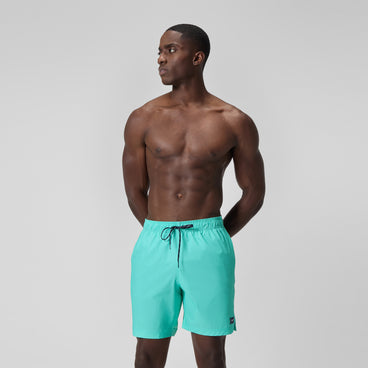 Men's Solid Volley Swim Trunks Blue