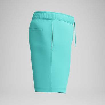 Men's Solid Volley Swim Trunks Blue