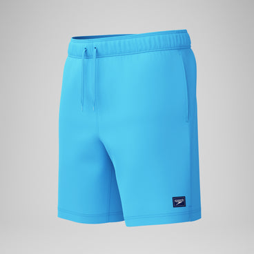 Men's Solid Redondo Edge Volley Swim Trunks Blue