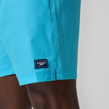 Men's Solid Redondo Edge Volley Swim Trunks Blue