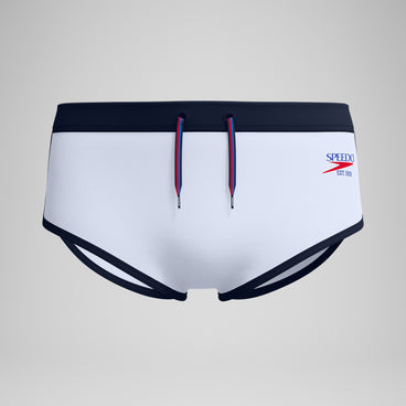 Men's Jetstream Retro Logo Brief White
