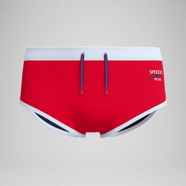 Men's Jetstream Retro Logo Brief Red