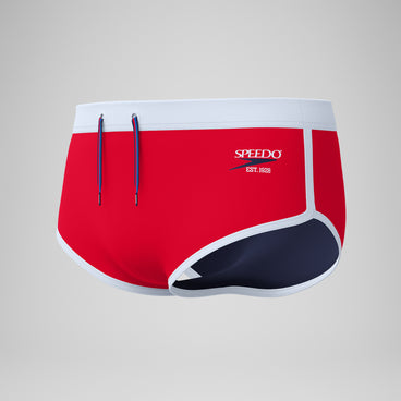 Men's Jetstream Retro Logo Brief Red
