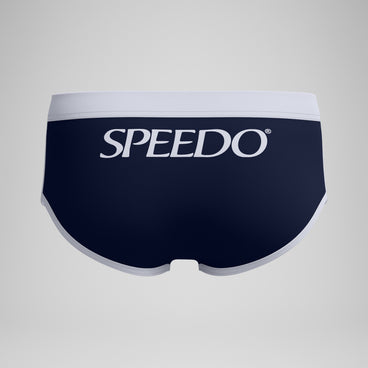Men's Jetstream Retro Logo Brief Navy