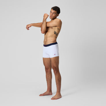 Men's Jetstream Solid Aquashort White/Navy