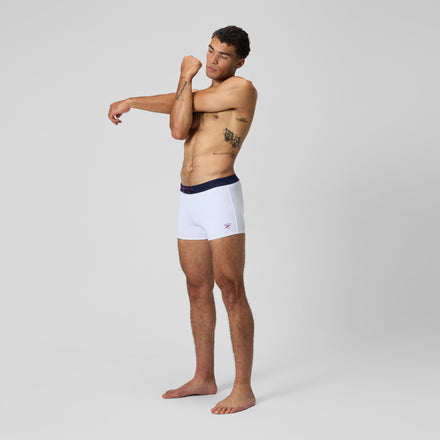 Men's Jetstream Solid Aquashort White/Navy