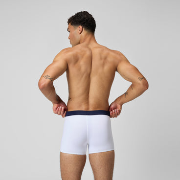 Men's Jetstream Solid Aquashort White/Navy