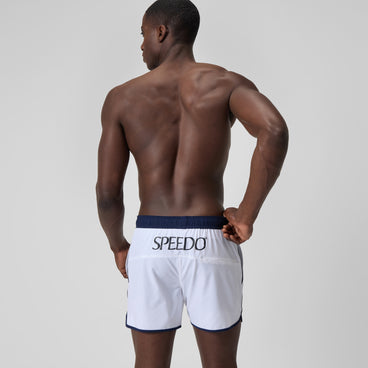 Men's Jetstream Logo Swim Shorts White/Navy