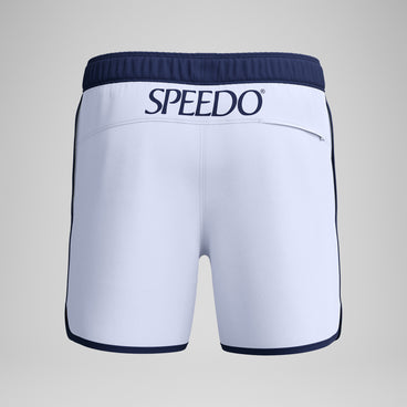 Men's Jetstream Logo Swim Shorts White/Navy