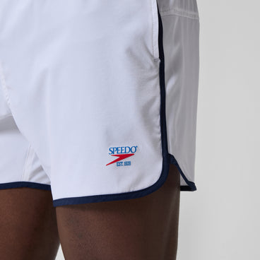 Men's Jetstream Logo Swim Shorts White/Navy