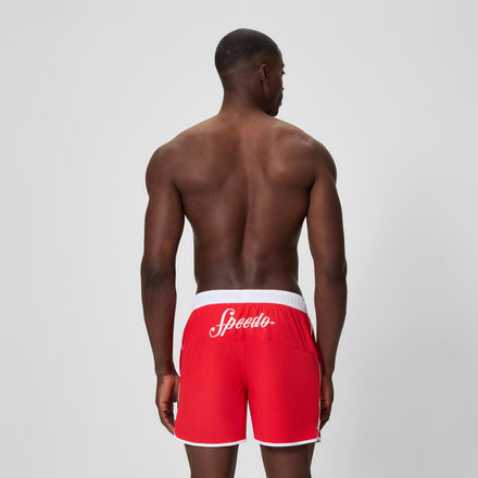 Men's Jetstream Solid Swim Shorts Red