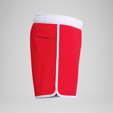 Men's Jetstream Solid Swim Shorts Red