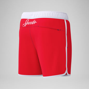 Men's Jetstream Solid Swim Shorts Red