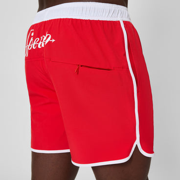 Men's Jetstream Solid Swim Shorts Red