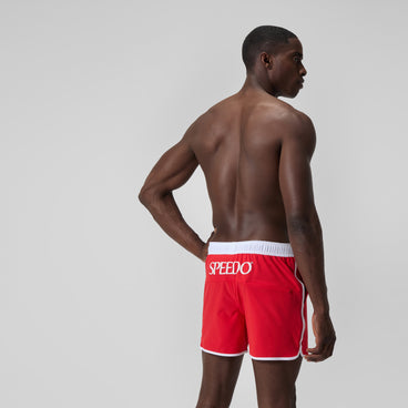 Men's Jetstream Logo Swim Shorts Red/White