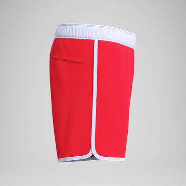 Men's Jetstream Logo Swim Shorts Red/White