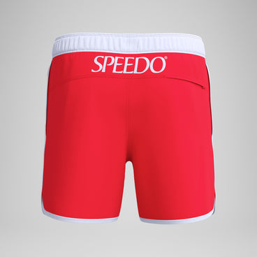 Men's Jetstream Logo Swim Shorts Red/White