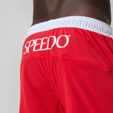 Men's Jetstream Logo Swim Shorts Red/White