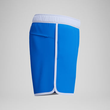 Men's Jetstream Retro Logo Volley Swim Trunks Blue