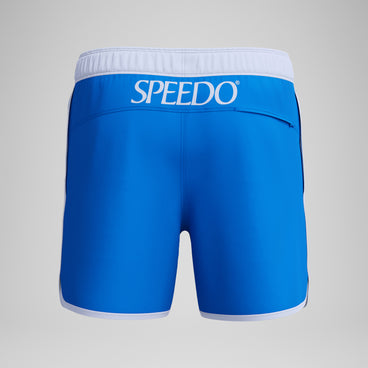 Men's Jetstream Retro Logo Volley Swim Trunks Blue