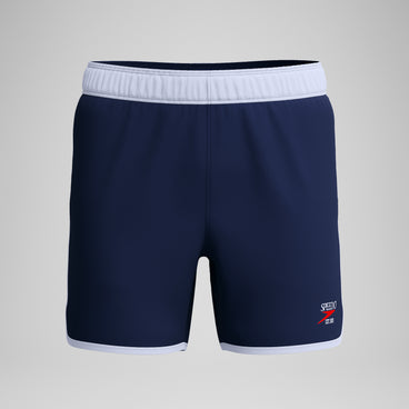 Men's Jetstream Retro Logo Volley Swim Trunks Navy/White