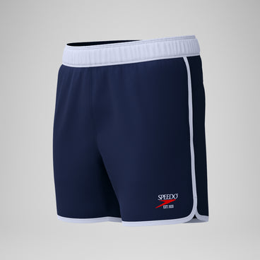 Men's Jetstream Retro Logo Volley Swim Trunks Navy/White