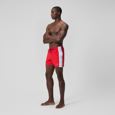 Men's Jetstream Retro Volley Swim Trunks Red/White
