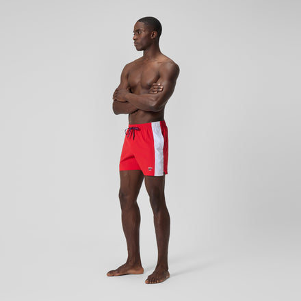 Men's Jetstream Retro Volley Swim Trunks Red/White
