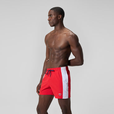 Men's Jetstream Retro Volley Swim Trunks Red/White