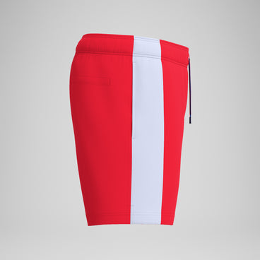 Men's Jetstream Retro Volley Swim Trunks Red/White