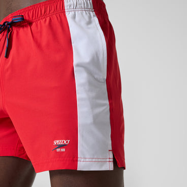 Men's Jetstream Retro Volley Swim Trunks Red/White