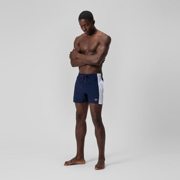 Men's Jetstream Retro Volley Swim Trunks Navy/White