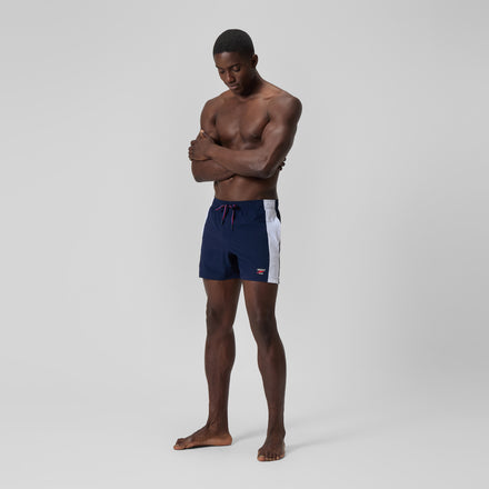 Men's Jetstream Retro Volley Swim Trunks Navy/White