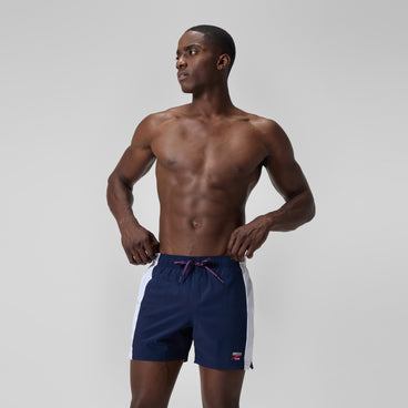 Men's Jetstream Retro Volley Swim Trunks Navy/White