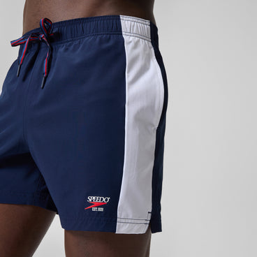 Men's Jetstream Retro Volley Swim Trunks Navy/White