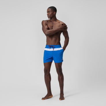 Men's Jetstream Retro Volley Swim Trunks Blue/White