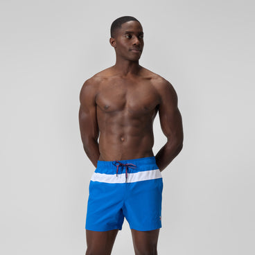 Men's Jetstream Retro Volley Swim Trunks Blue/White