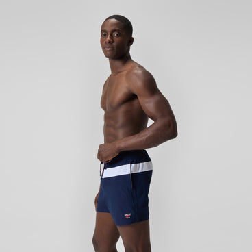 Men's Jetstream Retro Volley Swim Trunks Navy/White