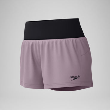 Women's Lookout Solid Swim Shorts Mauve