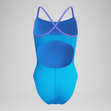 Women's Club Training Solid Flyback 2.0 Swimsuit Blue