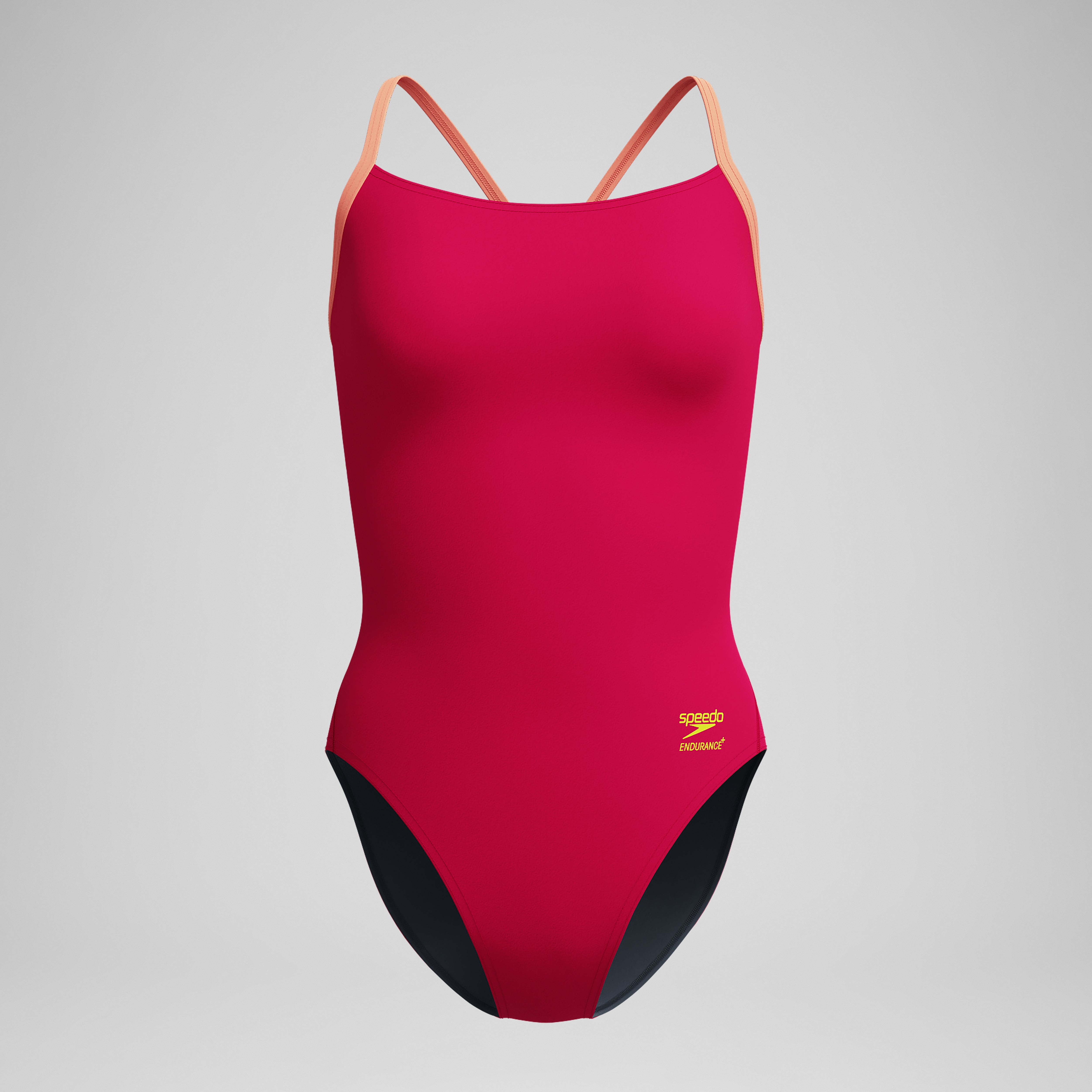 Women's Club Training Solid Flyback 2.0 Swimsuit Red/Orange | Speedo