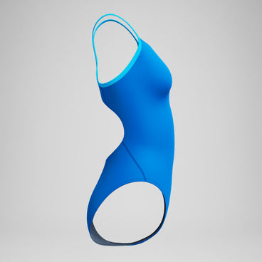 Women's Club Training Solid Flyback 2.0 Swimsuit Blue