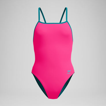 Women's Club Training Tri Back Swimsuit Pink