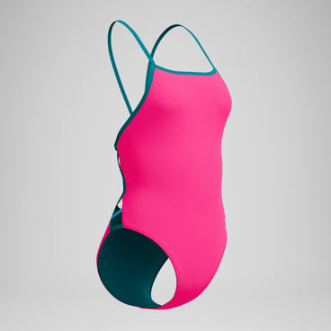 Women's Club Training Tri Back Swimsuit Pink